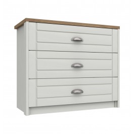 White/Rustic Oak Top