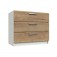 White & Natural Rustic Oak